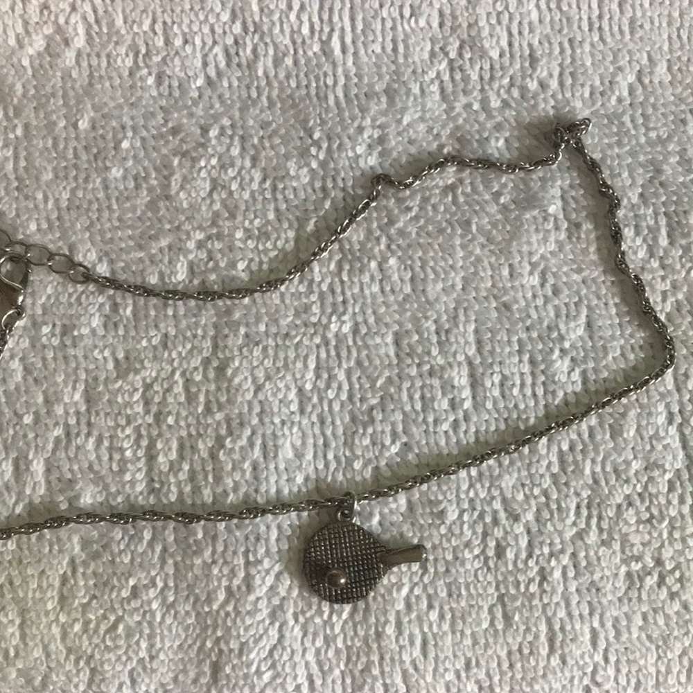 Tennis Racquet necklace